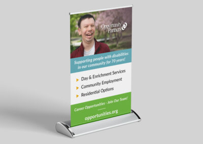 Mini Pull-up Banner Mockup - Branding
